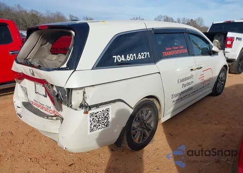 2015 Honda Odyssey Touring/Touring Elite from USA, damaged, VIN 5FNRL5H92FB122934